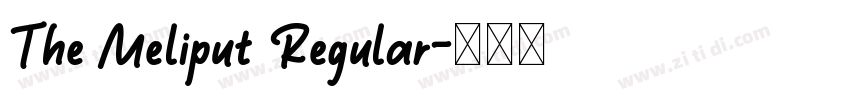The Meliput Regular字体转换